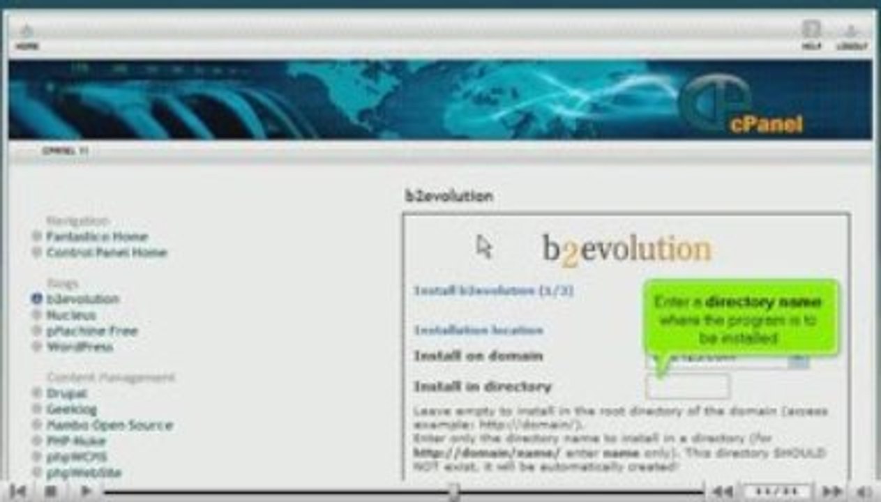 cPanel Tutorial - An introduction to using Fantastico