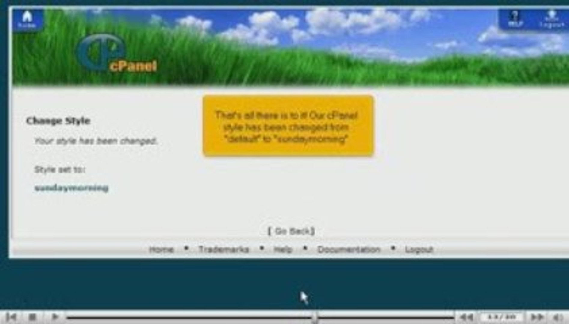cPanel Tutorial - How to change your cPanel Style