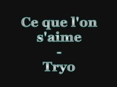 [Reprise] Ce que l'on s'aime - Tryo
