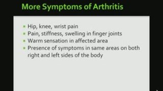 Common Signs and Symptoms of Arthritis