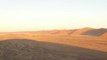 lever du soleil sur les dunes de Namibie