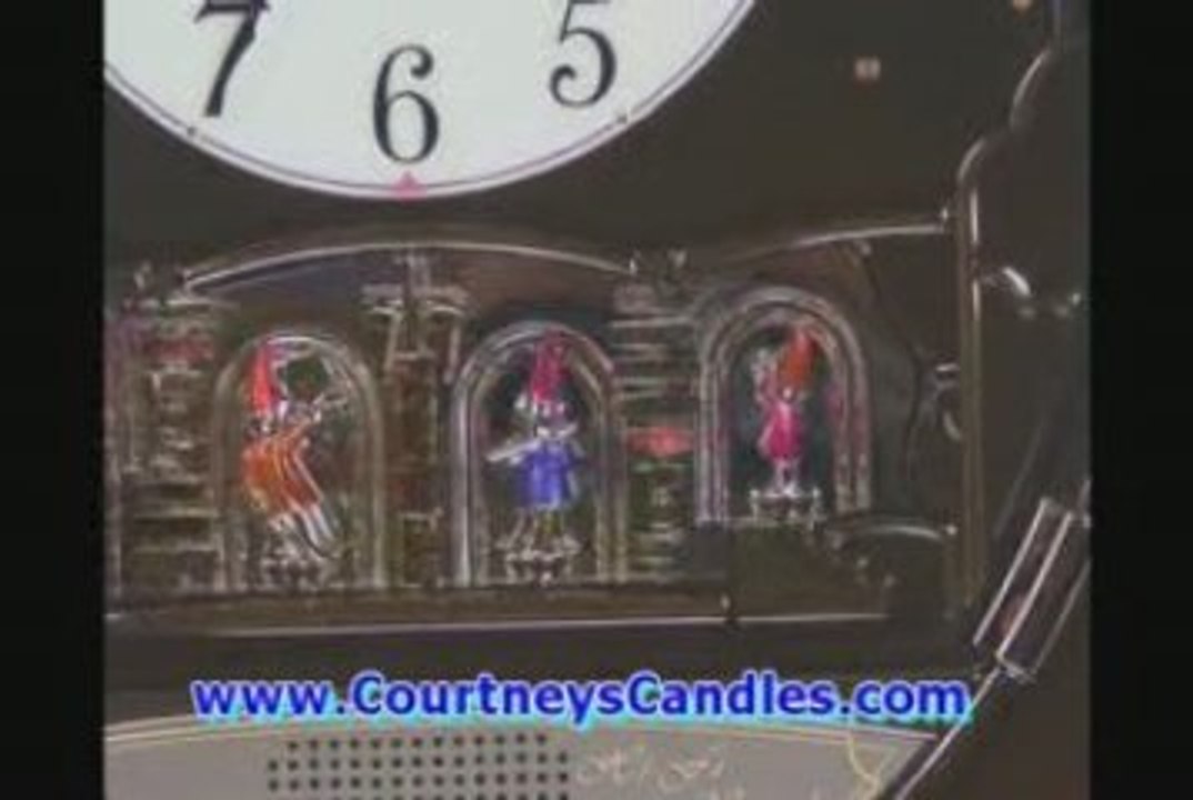 QXM215BRH SEIKO MELODIES IN MOTION MUSICAL CLOCK