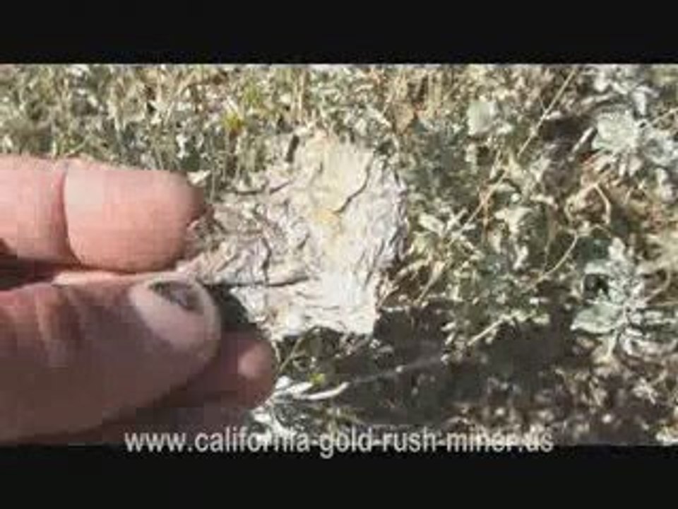 California gold mining - gold hunting in California