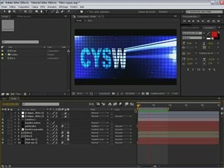 TUTORIEL AFTER EFFECTS - TITRE RAYON