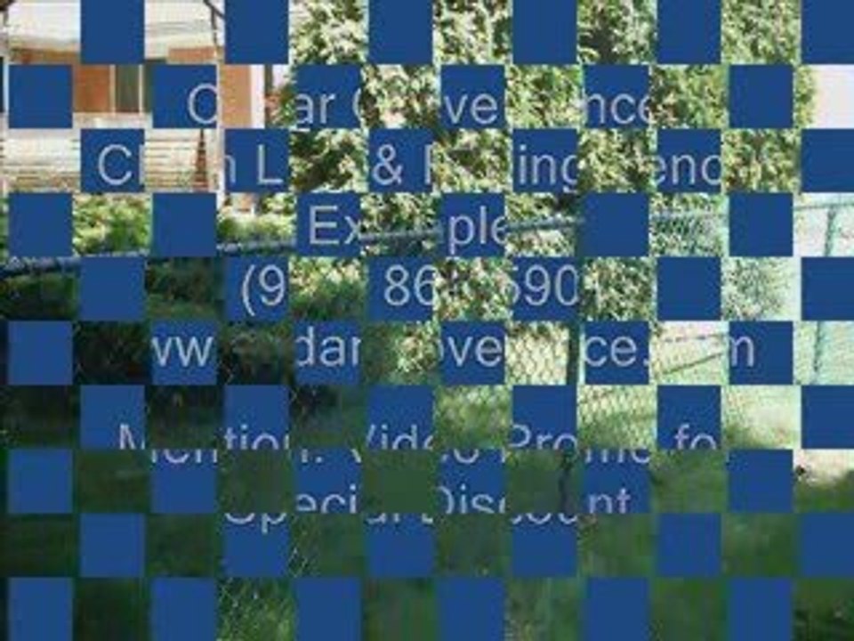 Cedar Grove Fence Specialists | Chain Link & Rail Fences