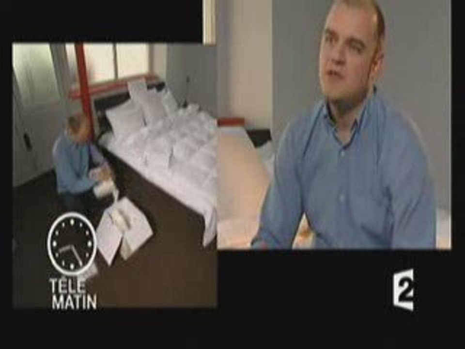 Sur-matelas rafraichissant Climsom sur Telematin