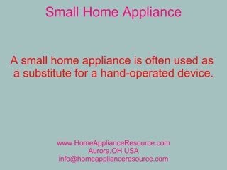 Small Home Appliance