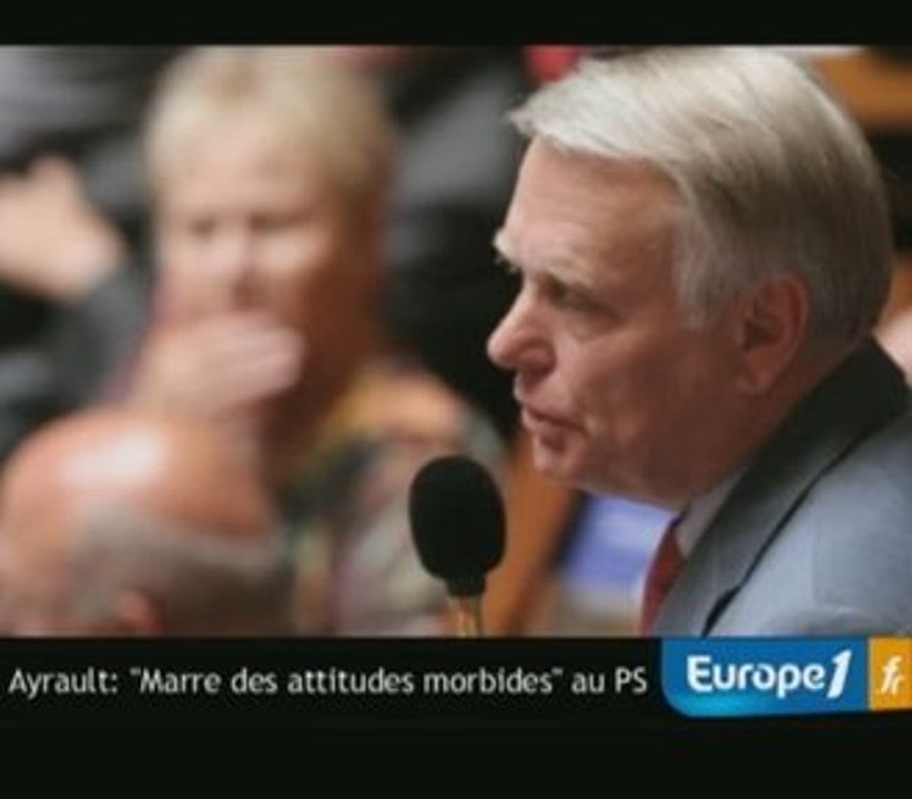 Ayrault : Marre "des attitudes morbides" au PS