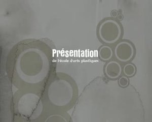 presentation de l'école d'arts plastiques du grand Angoulême