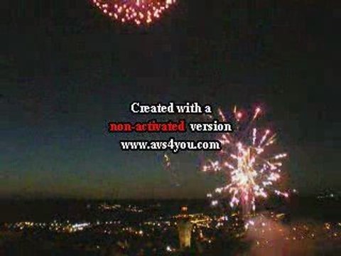 feu d'artifices epernay 04/07/09 1ere partie