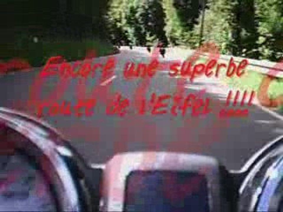 Encore une superbe route de l'Eifel...