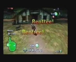 Zelda TP (GC) 02 chèvres rentrées, le village