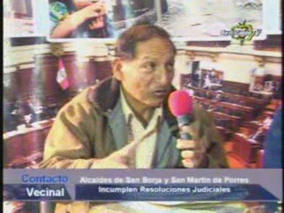 ALCALDES DE SAN BORJA Y SAN MARTÍN DE PORRES DESACATAN FALLO