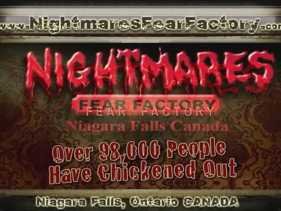Nightmares Fear Factory Niagara Falls Canada July 2 , 2009