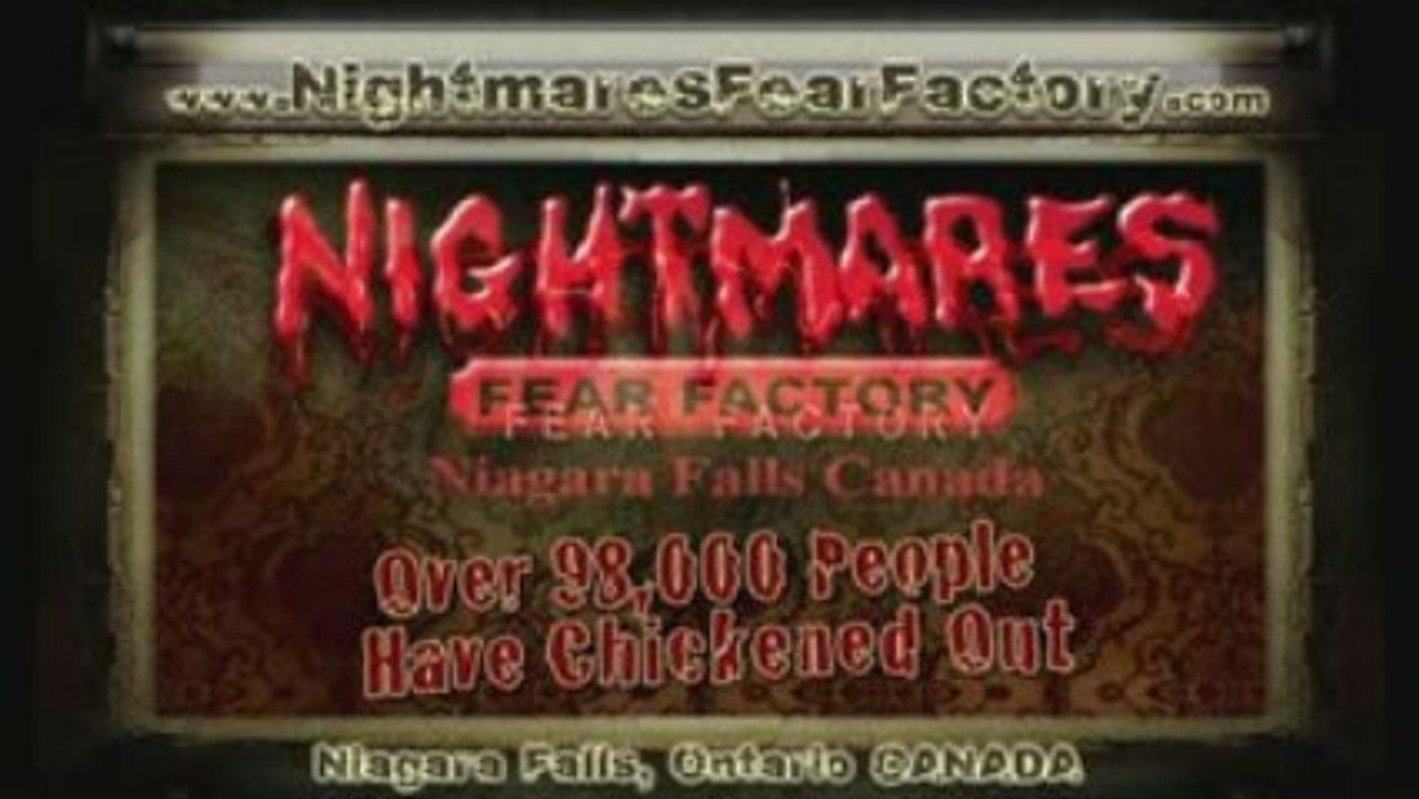 Nightmares Fear Factory Niagara Falls Canada July 2 , 2009