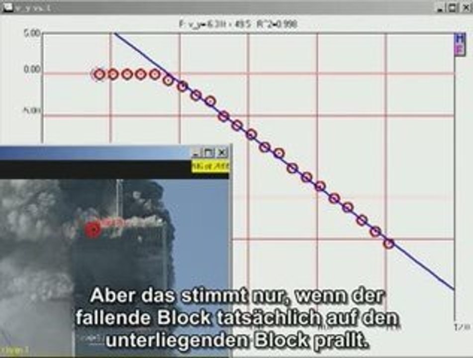 9/11 - North Tower Acceleration-David Chandler (deutsche UT)