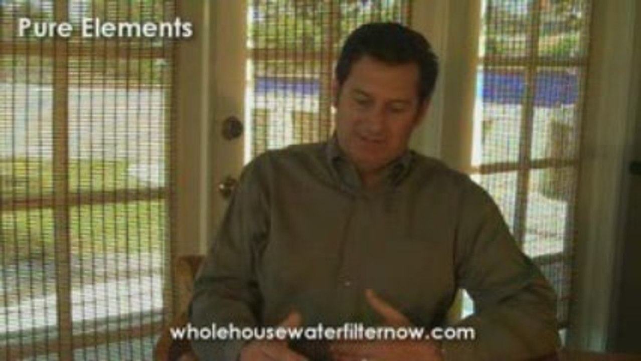 What media you must have inside a whole home water filter