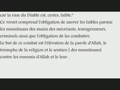 Verdict du combat des mécréants qui agressent les musulmans