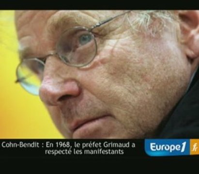Cohn-Bendit et Maurice Grimaud, le préfet de 68