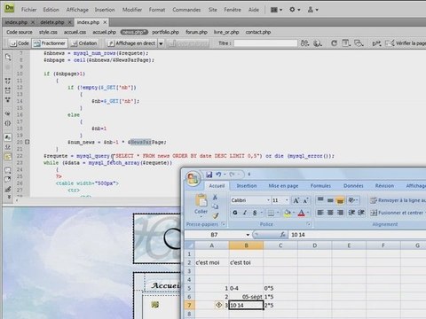 créer son site web : La page de news (part 4)