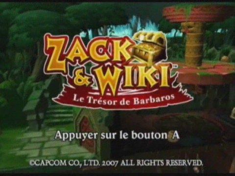 Videotest Zack et Wiki : le trésor de Barbaros (Wii)