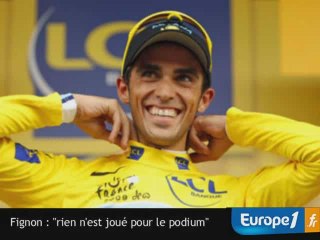 Fignon : "rien n'est joué pour le podium"