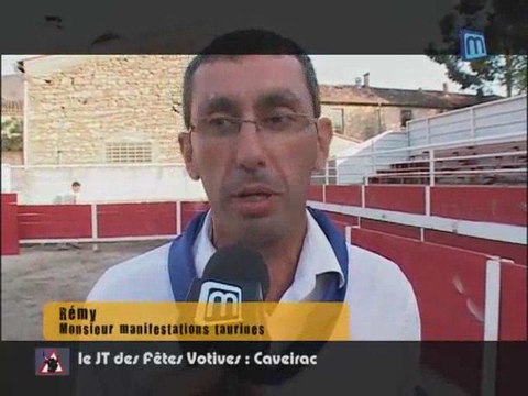 JT des fêtes votives : Caveirac