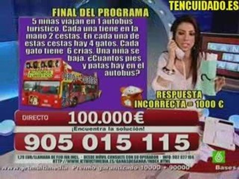 Ganas de ganar - 18 julio 09 - solución rápido gatos