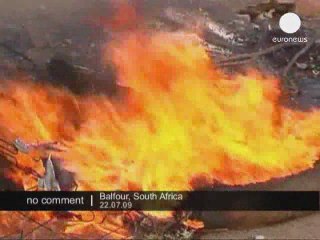 Violente manifestation en Afrique du Sud