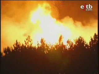 Incendios en Álava y Navarra
