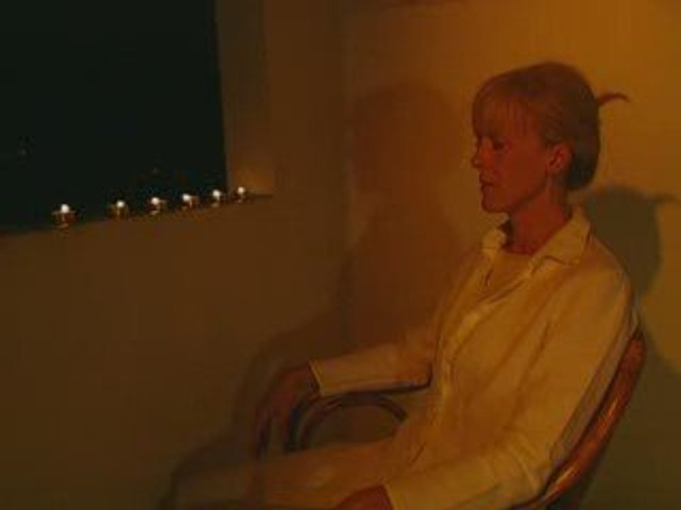 Meditar en una silla