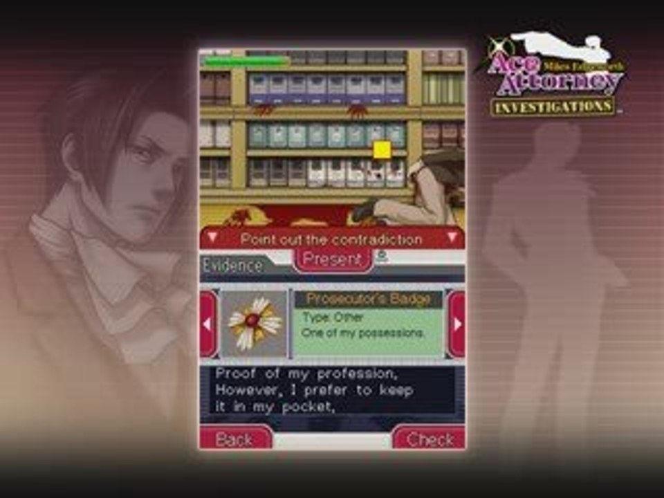 Ace Attorney Investigations Miles: Edgeworth Comicon 2009