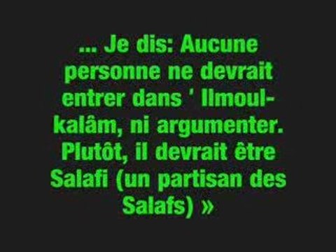 LES SALAFI LES SALAF SALIH