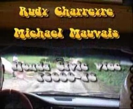 Rallye de l'Avesnois 2008 Rudy Charreyre/Michael Mauvais