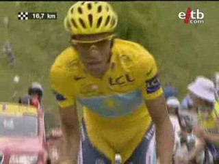 Tour 2009: Euskaltel luchador en la etapa reina