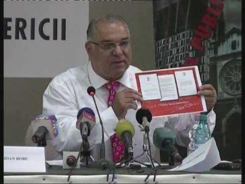 Conferință de presă, 21 iulie 2009- Poziție dl. M. Marinescu