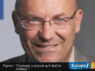 Fignon : "Contador a prouvé qu'il était le meilleur"