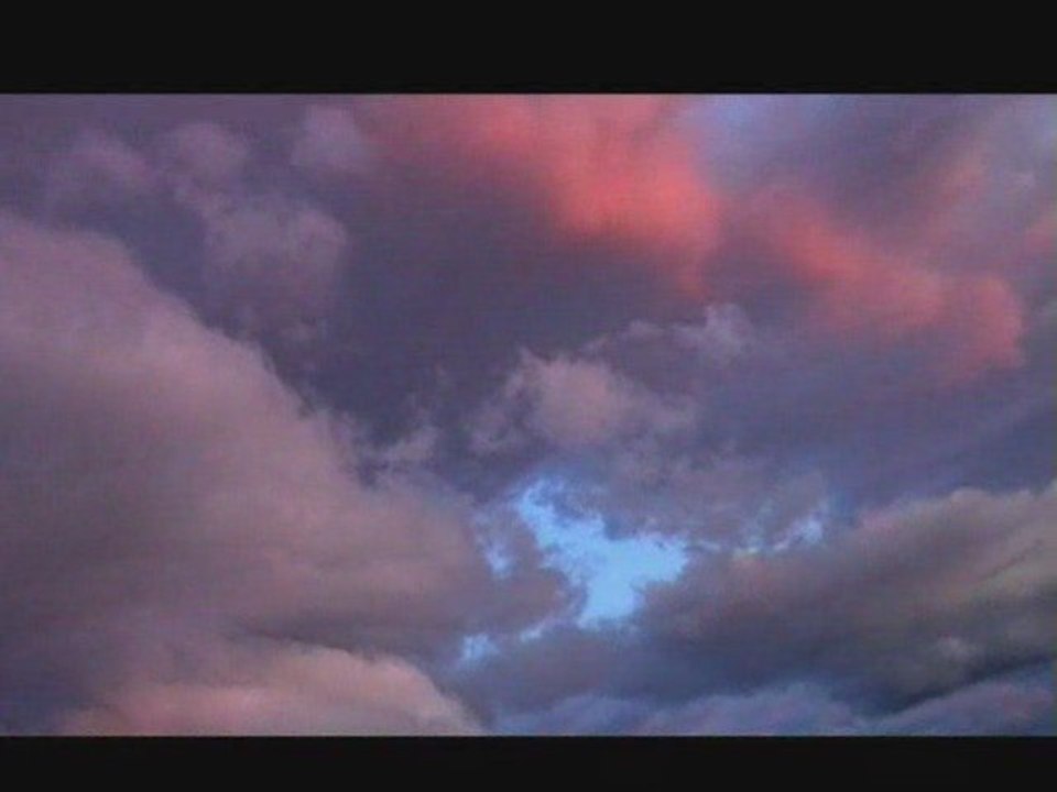 Evening clouds