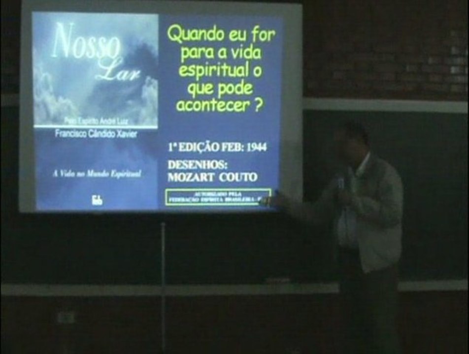 Palestra "E quando eu for pra vida espiritual"