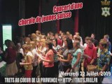 Chorales de jeunes suisse en concert à Trets