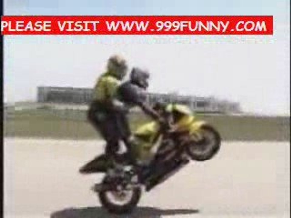 motor cycle rider crazy