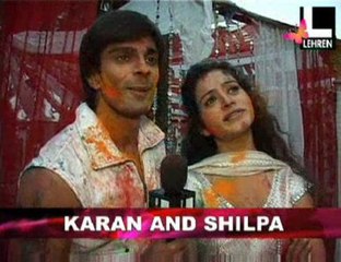 Dil Mil Gaye team celebrating Holi