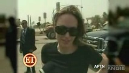 ANGELINA JOLI - SPENDS TIME WITH THE TROOPS IN IRAQ 2009