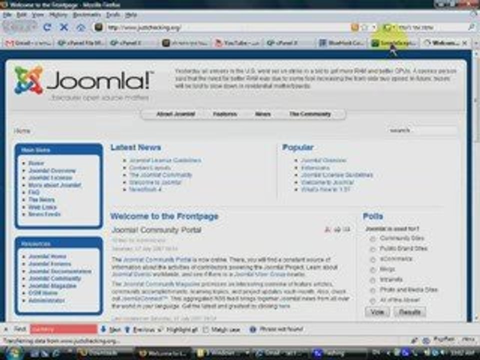 איך להתקין אתר ג'ומלה למתחילים