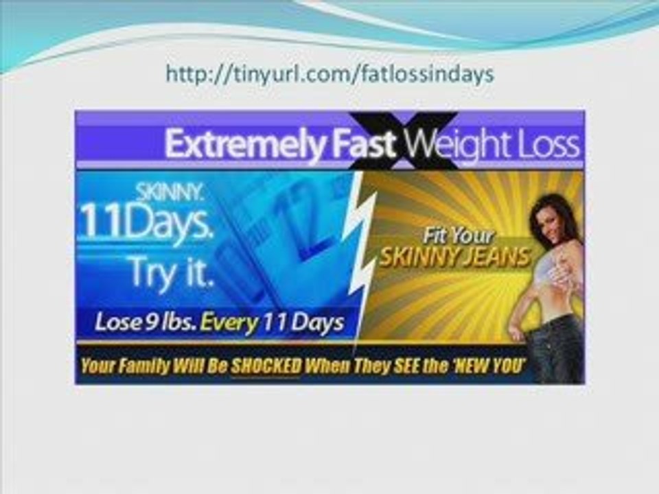 How to Loose Fat, Weight 9 lbs in 11 Days