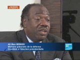 Ali Bongo Ondimba, candidat à l'élection du Gabon