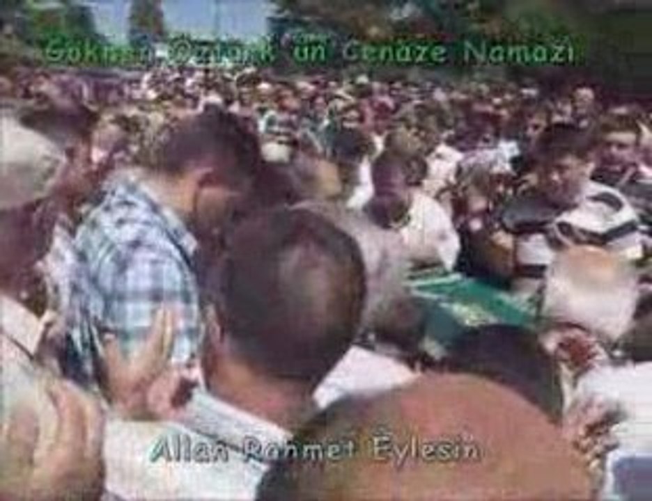 Gökhan Öztürk'ün Cenaze namazı