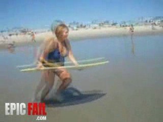Skimboard Fail
