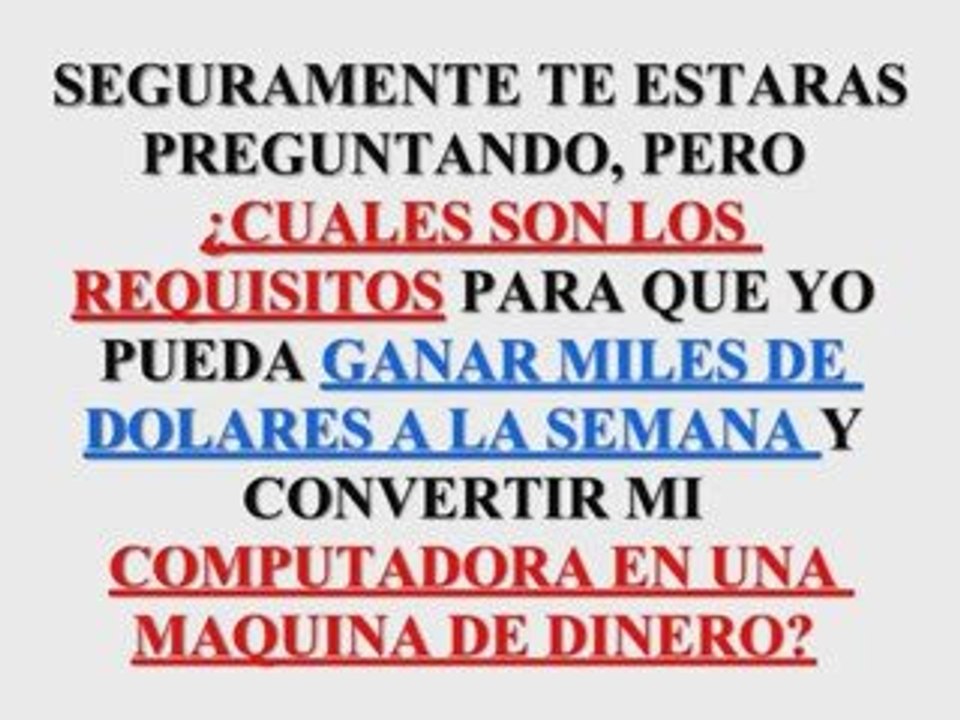 MI MAQUINA DE DINERO EN INTERNET