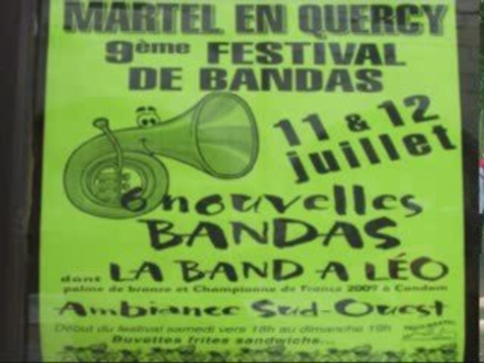 BANDAS A MARTEL 2009